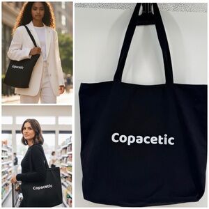 Copacetic Canvas Tote Minimal Powerful Effortless Original Designer Shopping